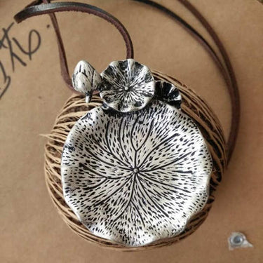 Lotus Leaf Pendant Necklace-Your Soul Place